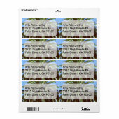 パームツリーラベル ラベル (フルシート)