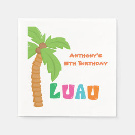 パームツリールアウ（ハワイ式宴会）カクテルナプキン スタンダードカクテルナプキン
