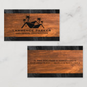 パームツリーレジデンシャルロゴ | 請負人 名刺 (正面/裏面)