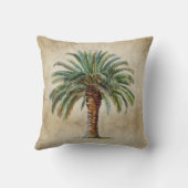 パームツリーヴィンテージトロピカルエレガント クッション (裏面)