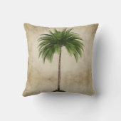 パームツリーヴィンテージトロピカルエレガント クッション (裏面)