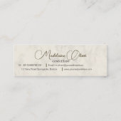 パームツリーヴィンテージトロピカルエレガント スキニー名刺 (裏面)