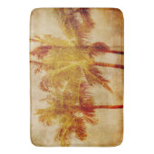 パームツリーヴィンテージフロアマット バスマット (正面縦)