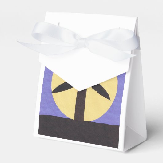 パームツリー付きギフトボックスデザイン フェイバーボックス (正面サイド)