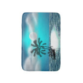 パームツリー島 バスマット (正面縦)