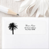 パームツリー差出人住所ラベル ラベル (インサイチュ)