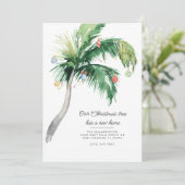 パームツリー引っ越しましたクリスマス移動 案内状 (スタンド正面)