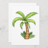 パームツリー招待状 招待状 (正面/裏面)