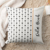 パームツリー柄の場所を旅するトロピカルな装飾 クッション (ブランケット)