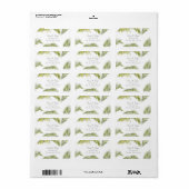 パームツリー結婚ズ住所 シール (フルシート)