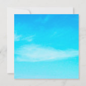 パームツリー結婚式招待状 招待状 (裏面)