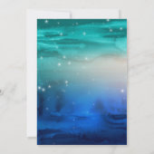 パームツリー結婚式招待状|熱帯テンプレート 招待状 (裏面)