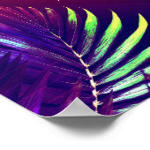 パームツリー葉ビーチハウスパーティークラブイベントAd ポスター (角)