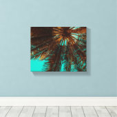 パームツリー キャンバスプリント (インサイチュ (ウッドフロア))