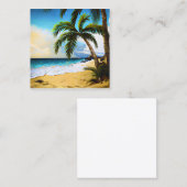 パームツリー スクエア名刺 (正面/裏面)
