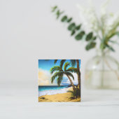 パームツリー スクエア名刺 (スタンド正面)