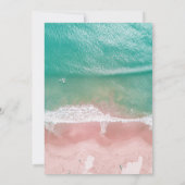 パームツリー&トロピカルビーチ卒業 招待状 (裏面)