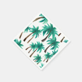 パームツリー トロピカル 水彩 スタンダードカクテルナプキン (角)