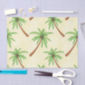 パームツリー ハワイアン柄 薄葉紙 (クラフト)