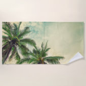 パームツリー ビーチタオル (正面)