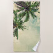 パームツリー ビーチタオル (正面)