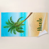 パームツリー ビーチタオル (正面)