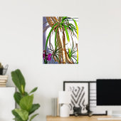 パームツリー ポスター (ホームオフィス)