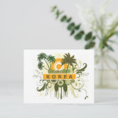 パームツリー（韓国） ポストカード (スタンド正面)