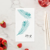 パームトロピカルリーフ結婚式ロゴ    (インサイチュ)