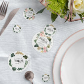 パームハイビスカストロピカルフローラブライダルシャワー コンフェッティ