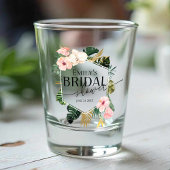 パームハイビスカストロピカルフローラブライダルシャワー ショットグラス