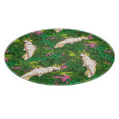 パームパターン付きオ葉ウム カッティングボード (角)