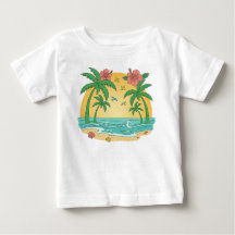 パームパラダイス - 可愛いトロピカルサマーのTシャツ