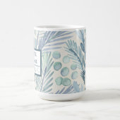 パームパーソナライズされたエアブロンバケーションレンタルコーヒーMu コーヒーマグカップ (中央)