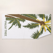 パームパーソナライズされたツリートロピカル自然 バスタオル (バスタオル)