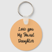 パームパーソナライズされたツリー両面キーチェーン キーホルダー (裏面)