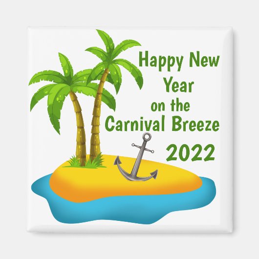 パームビーチいかり磁石 マグネット (正面)