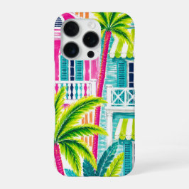 パームビーチの色彩が躍動するトロピカルデザイン iPhone 16 PROケース