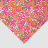 パームビーチクリスマスウォーターカラーオレンジオーナメント 薄葉紙 (詳細)