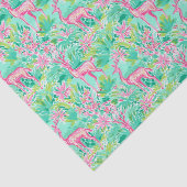 パームビーチクリスマスウォーターカラーピンクトナカイ 薄葉紙 (詳細)