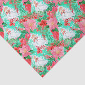 パームビーチクリスマスウォーターカラーフローラサンタ 薄葉紙 (詳細)