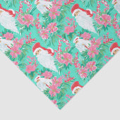 パームビーチクリスマスウォーターカラーフローラサンタ 薄葉紙 (詳細)