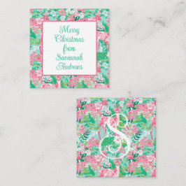 パームビーチクリスマストナディギフトエンクロージャー ノートカード