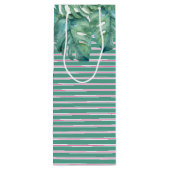 パームビーチクリスマスワイン抱き枕 ワインギフトバッグ (裏面)