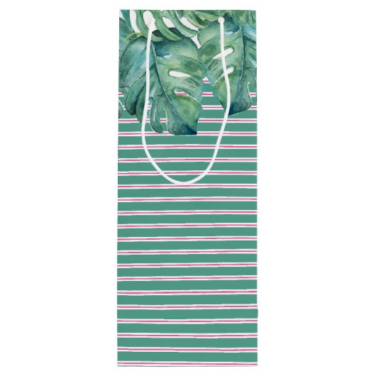 パームビーチクリスマスワイン抱き枕 ワインギフトバッグ (裏面)