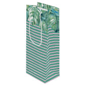 パームビーチクリスマスワイン抱き枕 ワインギフトバッグ (正面アングル)