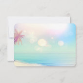 パームビーチシーシェル披露宴I 招待状 (裏面)