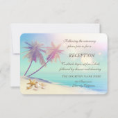 パームビーチシーシェル披露宴I 招待状 (正面)