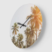 パームビーチシーニックビュー ラージ壁時計 (傾斜)