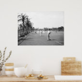 パームビーチテニス， 1900 ポスター (キッチン)